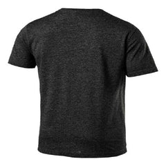 Playera Puma Hombre Ess+ Heather Casual Diseño Estampado Negro Lisa Ch