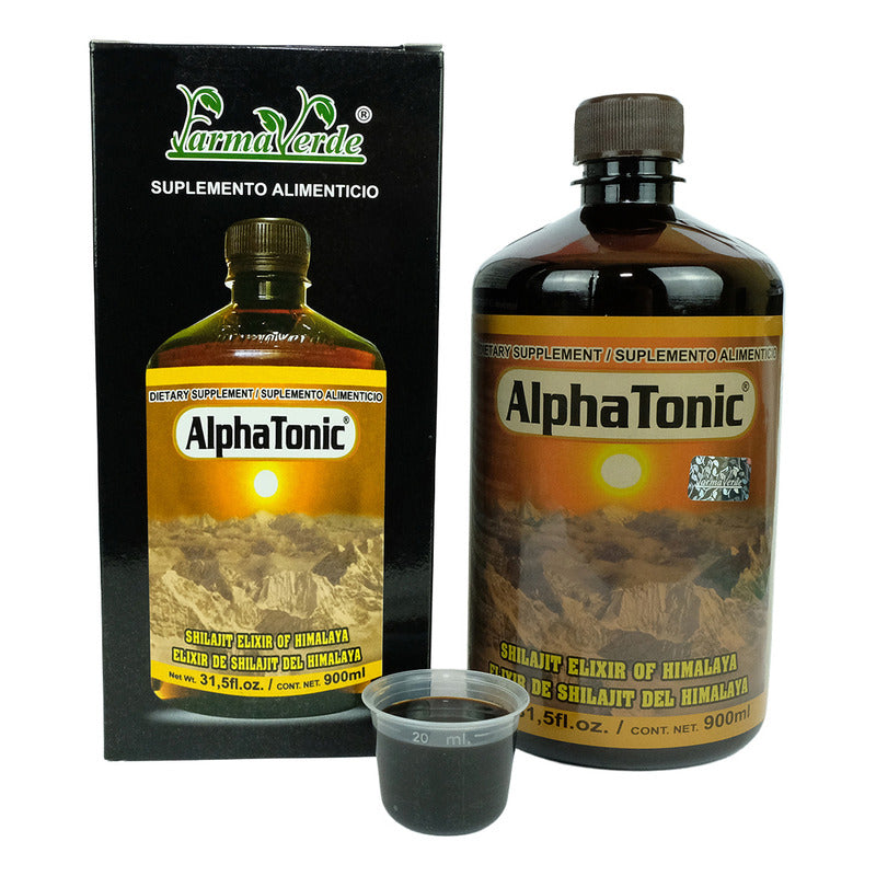 Bebida Natural Energía Shilajit De Himalaya 900ml Alphatonic Sin Sabor
