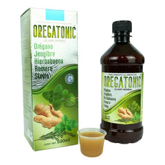 Jarabe Natural De Oregano Jengibre Romero 500 Ml Oregatonic Sin Sabor