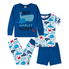 Set Pijama Gerber Azul Ballena Conjunto Bebe
