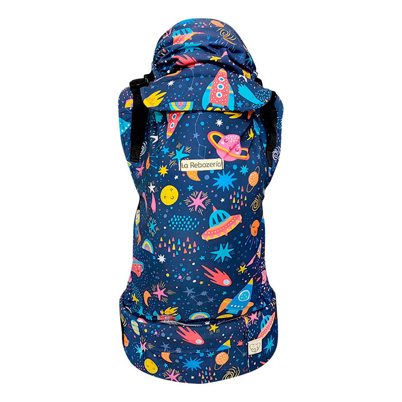 Portabebé Ergonómico La Rebozería Nukú Dryfit Bebé Ao Color Azul