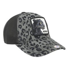 Gorra Para Hombre Cerrada Knite Behold Panther The Zoo Color Negro Diseño De La Tela Lisa Talla Único