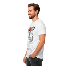 Playera Hombre Grypho 100 Estampada Casual Manga Corta Algod