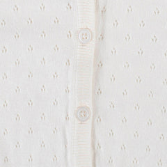 Sueter Gerber Algodón Blanco Con Botones Para Niña