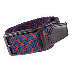 Cinturón Hickok Trenzado Stretch Crimson Para Hombre 37mm