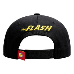Gorra Flash Dc Rayo Dorado Metálico Snapback Algodón Negro Un