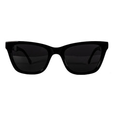 Lentes De Sol Emmet Cat Eye Unisex Negro Blanco Zebra Uv400