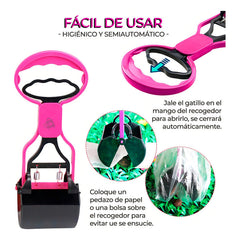 Recogedor De Heces Para Perros Mascotas Popo Ch M Y G Practico Ele-gate