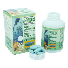 Calcio Coral Okinawa Vitamina D3 Calcicure 100 Capsulas Sin Sabor