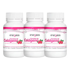 Gomitas Colágeno Ácido Hialurónico Suplemento Kit Energeios Sin Sabor