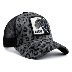 Gorra Para Hombre Cerrada Knite Rogue Panther The Zoo Color Negro Diseño De La Tela Lisa Talla Único