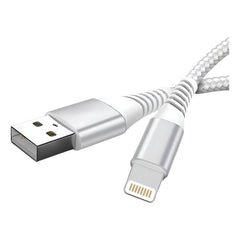 JIE SMART Cable de Datos 3A Lighting a USB varios colores 1.8m