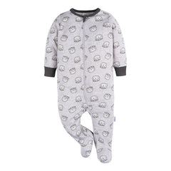 Mameluco Gerber Gris Bebé Body Algodón Ropa Dormir