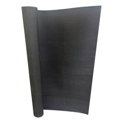 Piso Hule Estriado Antiderrapante Negro Tapete Pasillo Phasa-1mt X 5mt