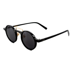 Lentes De Sol Baroc Toscana Black Redondos Uv400 Unisex Océano Negro