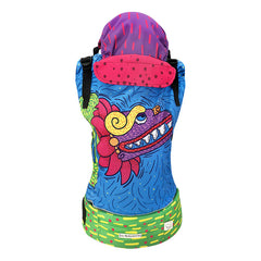 Portabebé Ergonómico La Rebozería Nukú Dryfit Bebé Aq Color Azul