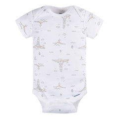 Pañalero Gerber 3 Piezas Blanco Gris Body Bebé Conjunto