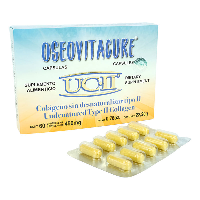 Colágeno Tipo Ii Uc Ii 60 Cápsulas 460 Cap Natural Boticaté