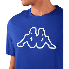 Playera Kappa Casual Royal Hombre Manga Corta Algodón