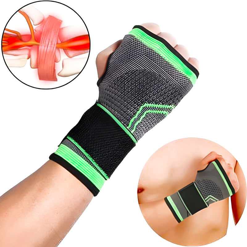 Muñequera Deportiva Compresión Soporte Transpirable Ze0855