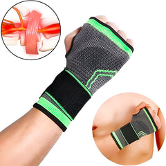 Muñequera Deportiva Compresión Soporte Transpirable Ze0855 Negro M