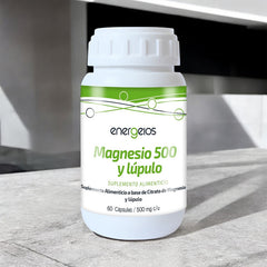 Kit 3 Citrato Magnesio Energeios 180 Cápsulas 500 Mg Sin Sabor