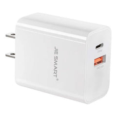 Clavija Cargador Turbo 25w Tipo C + Usb Jie Smart