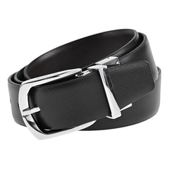 Cinturón Hickok Reversible Piel Genuina Nero Espresso 34mm