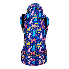 Portabebé Ergonómico La Rebozería Nukú Dryfit Bebé Gatitos