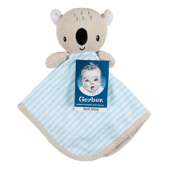 Paño Baño Bebé Gerber Gatito Azul 12×12 Cm Algodón Suave