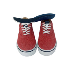 Tenis Casual Hombre Sperry Halyard Cvo Lona Cómodos