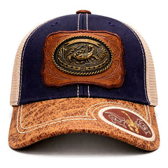 Gorra Trucker Vaquera Alacrán Herraje Metálico Rancho