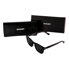 Lentes De Sol Emmet Unisex Wayfarer Clásicos Uv400 Color Negro