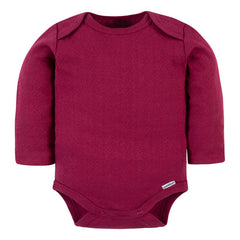 Pañalero Gerber rojo body bebé algodón niña o niño-6-9M