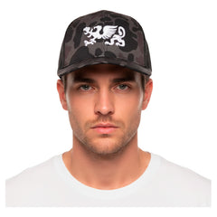 Gorra Grypho Camo Command Bordado 3d Trucker Negra Hombre Multicolor Un