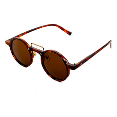 Lentes De Sol Baroc Toscana Brown Uv400 Unisex Vintage Océano Marrón Marrón Claro