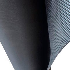 Piso Hule Estriado Antiderrapante Negro Tapete Pasillo Phasa Negro