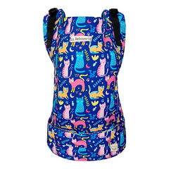 Portabebé Ergonómico La Rebozería Nukú Dryfit Bebé Gatitos