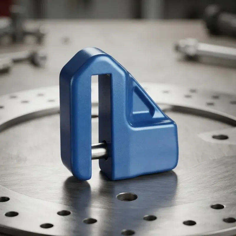 Candado Antirrobo De Seguridad Para Moto Bicicleta Scooter Azul