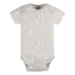 Pañalero Gerber 3 Piezas Blanco Gris Body Bebé Conjunto