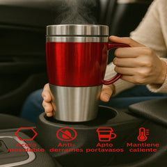 Set 6 Pzs Termos Domore 450 Ml Acero Inoxidable Lujo