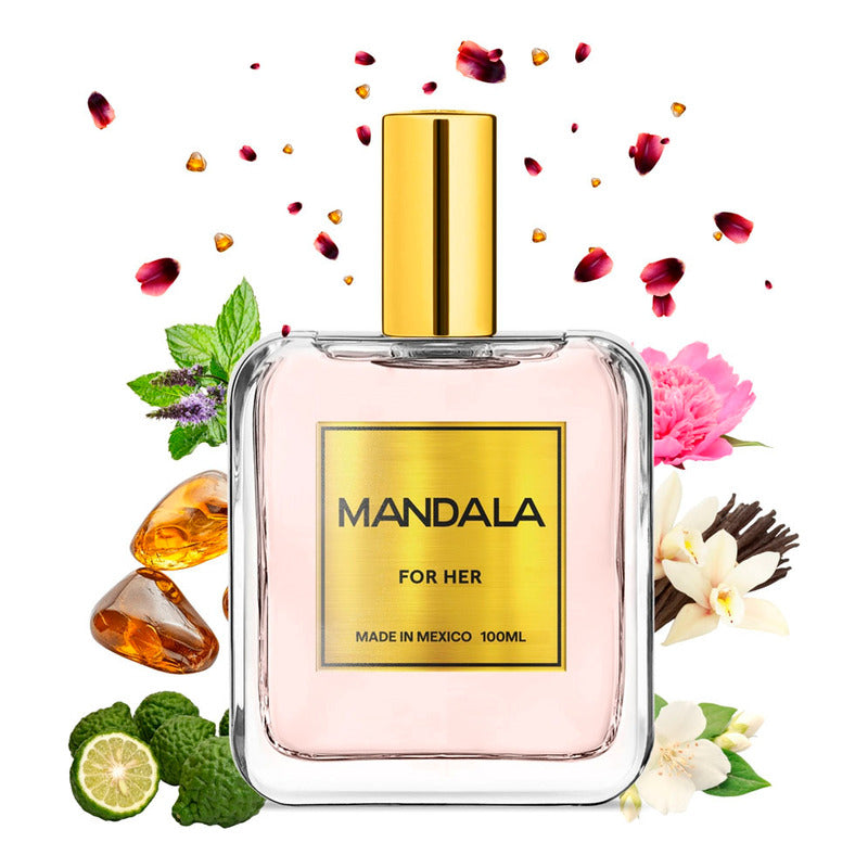 Perfume Mujer Mandala Modern Grace Rosa Concentrado 100ml