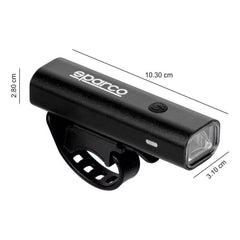 Luz Delantera Recargable 400 Lúmenes Para Bicicleta Sparco
