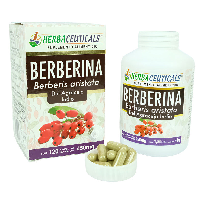 Berberina Boticaté del agracejo indio 120 cápsulas 450 mg
