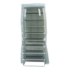 Zapatero Portátil 9 Niveles Con Funda Transpirable Buytiti