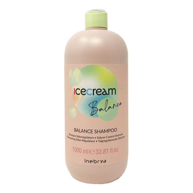 Shampoo profesional antigrasa Inebrya Ice Cream Balance