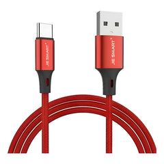 Cable De Datos Jie Smart 3a 1.8m Qc 3.0 Blanco Negro Rojo