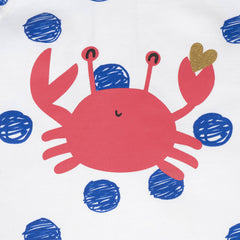 Vestido Gerber Blanco Niña Conjunto 2 Piezas Verano