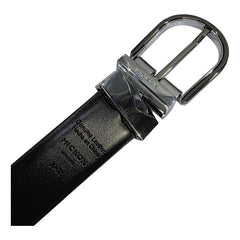 Cinturón Hickok Reversible Piel Caramel Regaliz Hombre 34mm