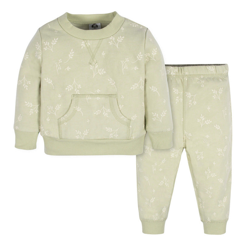 Conjunto Gerber 2 Piezas Sudadera Y Pantalón Algodón Niña